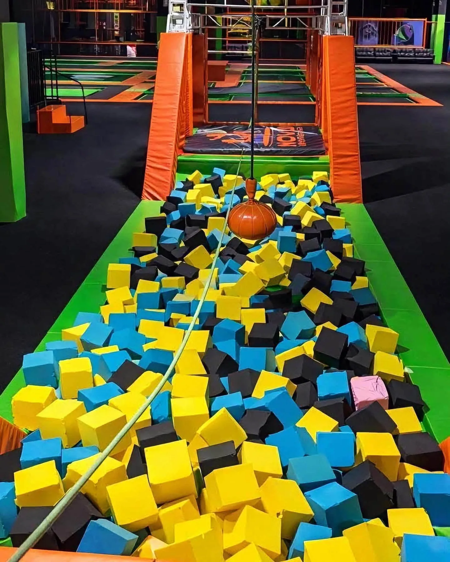 Foam Pit & Battle Beam at Nova Adventure Park Reading