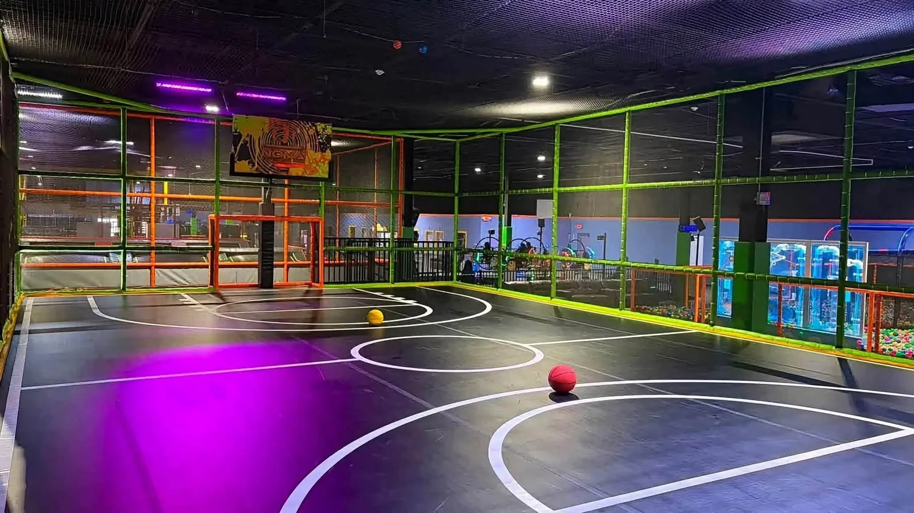 Basketball & Soccer Courts at Nova Adventure Park Reading